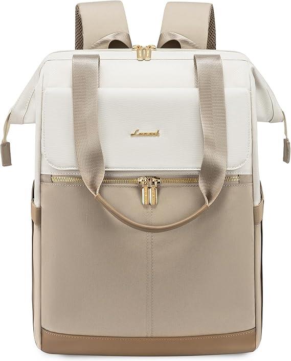 LOVEVOOK Laptop Backpack for Women, 15.6 Inch Work Laptop Bag with USB Port, Fashion Teacher Nurse Backpack Purse, Waterproof Travel Computer Backpack
