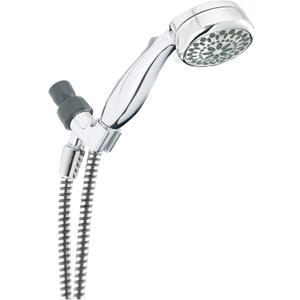 Delta Faucet 7-Spray Touch-Clean Hand Held Shower Head with Hose, Chrome, 75700 (3.56 inches x 3.38 inches)