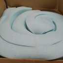 Serta ThermaGel Cooling, Pressure-Relieving Memory Foam Mattress Topper, 3 Inch, King,Blue