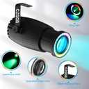 20W Pinspot Light, Czgor RGBW 4 in 1 LED Spot Light with 24 LEDs Ring Lights, Manual Focus Disco Ball Spotlight, Soft Cozy Stage Effect Lighting for Wedding, Party, Christmas