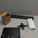 Single Monitor Stand VESA Mount for 13-32 Inch Screens, Free-Standing Monitor Riser with Swivel Tilt Rotation Height Adjustable, Universal Desk Stand up to 44lbs, VESA 75x75, 100x100mm (Black)