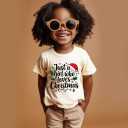 Kids Christmas Shirt  Toddler Boys Girls Holiday Outfit Santa Snowman Gingerbread Tree Gift T-Shirt 2T-8T (Yellow)