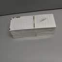 E79-200PCS Time Cards for Employees, 2 Sided Time Sheets, 3-3/8" x 9", Universal Payroll/Job Time Cards for 7000E/7500EBlack/Red