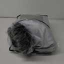 Luxury Faux Fur Throw Blanket, Grey and Black High Pile Mixed Throw Blanket, Super Warm, Fuzzy, Elegant, Fluffy Decoration Blanket Scarf for Sofa, Couch and Bed, 60''x 80''