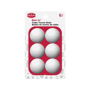 Red Jr. Table Tennis Balls