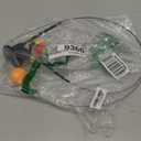 Potaroma Suction Cup Cat Wand Toys, Dual-Wand Interactive Kitten Toy for Indoor Cats with 5 Pcs Feathers Balls Attachments, Charcoal Base