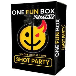 One Fun Box Shot Party - The Ultimate Drinking Game for Parties, College Nights, Birthdays - Card Game for Shots, Gifts & Celebration