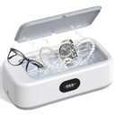 Ultrasonic Jewelry Ring Cleaner, 700ml(24oz), 49khz, 48W,Multiple Digital Display Modes Convenient Jewelry Cleaner for Jewelry, Eyeglasses, Keys, Combs, Coins, Razor Heads