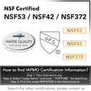 ICEPURE PLUS NSF53 DA97-17376B Replacement for HAF-QIN/EXP, HAF-QIN, DA97-08006C, RF23M8070SG, RF23M8070SR, RF23M8090SG, RF23M8090SR, AQF-DA97-17376B Refrigerator Water Filter, 2PACK