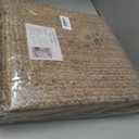 FRELISH DECOR Handwoven Jute Area Rug - 4x6 Feet Natural Yarn - Rustic Vintage Beige Braided Reversible Rectangular Rugs for Bedroom - Kitchen - Living Room - Farmhouse (4' x 6')