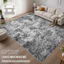 DMOYEST Area Rug Living Room Rugs - 10x12 Washable Large Soft Indoor Neutral Modern Abstract Low Pile Rug Carpet for Bedroom Dining Room Farmhouse Home Office - Grey