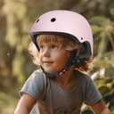 67i Kids Bike Helmet Toddler Helmets for Ages 3-8 Years Old Girls Boys Kid Adjustable Skateboard Bicycle Helmets Multi-Sport Ventilation Skateboarding Cycling Scooter Roller Skate Helmet