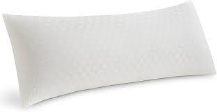 Leeden Full Body Pillow for Adults, Soft and Fluffy Long Pillow Insert, Breathable Pillow for Side Sleepers and Bed Support，20x54 Ivory White