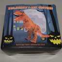 Inflatable Dinosaur Costume Adult, Blow Up Trex Costume for Parties Cosplay Funny Inflatable Suit Adult Brown