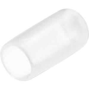 uxcell 200pcs Rubber End Caps 9.5mm(3/8") ID Vinyl Round Tube Bolt Cap Cover Screw Thread Protectors Clear