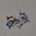 SUNNYCLUE 40Pcs Resin Mermaid Tail Charms Flatback Charm Pendants with Glitter Powder Summer Ocean Fish Tails Charms for DIY Jewelry Making Charms Earring Bracelets Necklace Supplies Hanging Ornament
