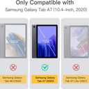 JETech Case for Samsung Galaxy Tab A7 10.4-Inch 2020 (SM-T500/T505/T507), NOT for Tab A7 Lite, Slim Folio Stand Protective Tablet Cover, Multi-Angle Viewing, Auto Wake/Sleep (Black)