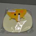 Guinea Pig Hay Bag Bunny Hay Feeder Double/Mulitipe Hole Large Opening Hanging Bags with Durable Hooks Cute Felt Design Easy to Clean Hay Feeder for Rabbit Guinea Pig Chinchilla(Yellow Chick)