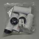 Bivethoi Adjustable Cabinet Legs Set of 4, 6 Inch / 150mm Sofa Legs Replacement Furniture Feet, Stainless Steel Vanity Legs Couch Foot Metal Dresser Legs for Shelf Futon Coffee Table (White)