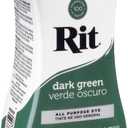 Rit Liquid Fabric Dye, 8-Ounce, Dark Green, 8 Fl Oz (Pack of 1)