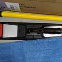 Rubbermaid Commercial Products Microfiber Adaptable Flat Mop Kit for WaveBrake Yellow Extendable Handle for Heavy-Duty Cleaning/Hardwood/Tile/Laminated Floors in Kitchen/Lobby/Office