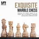 Marble Range Marble Chess Set for Adults 15" Strategic Board Game