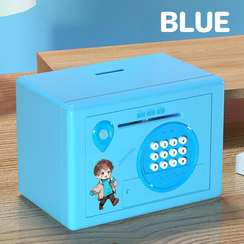 Saving Box Keep Money Electronic Password Fingerprint Children Smart Piggy Bank Money Kids Safe