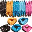 Aimin Hair Heatless Curlers, Soft Hair Curlers To Sleep In, Overnight Heatless Curls For Long Hair, No Heat Foam Curlers, Satin Sponge Rollers For Hair (40 pcs, dark colour)