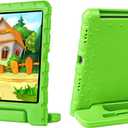 New Kids Case for iPad Pro 12.9 Case Super Protection iPad Pro 12.9 inch 6th 5th 4th 3rd Cover with Pencil Holder and Handle Stand for iPad Pro 12.9 2022 2021 2020 2018 Green