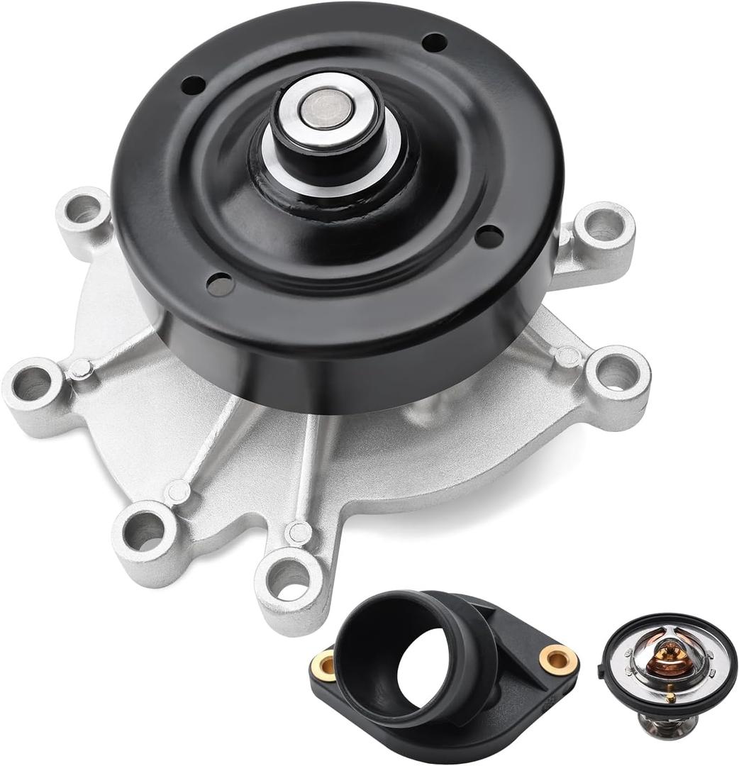 Water Pump Thermostat Kit Compatible with Aspen & Dodge Dakota Durango Nitro RAM 1500 Pickup & Commander Grand Cherokee Liberty & Raider RAM 1500 Dakota 3.7L 4.7L Engine OE AW7163 1204350 68045797AA