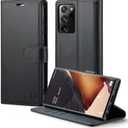 Wallet Case for Samsung Galaxy Note 20 Ultra 5G, RFID Blocking Credit Card Holder, PU Leather Folio Flip Kickstand Protective Shockproof Cover for Women Men (Black)