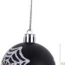 12pcs Christmas Hanging Balls Ornaments: 2.36 Plastic Glitter Shatterproof Balls for Decorations - Pumpkin Jack Spider Eyeball Decor for Party Holiday Tree Haunted House Party
