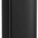 SONGMICS Kitchen Trash Can, 21 Gallon (80 L) Stainless Steel Garbage Can, with Stay-Open Lid and Step-on Pedal, Soft Closure, Tall, Large and Space-Saving, Black ULTB534B01