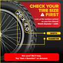 Ultraverse 20x4.0, 24x4.0, 26x4.0, 20x3.0, 26x3.0, 16x3.0, Inner Tube Set with Schrader Valve - Ideal for Mountain Bikes & E-Bikes with Fat Tires - Durable & Reliable 2 Pack with Tire Levers