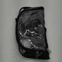 Oraben Clear Backpack for Stadium Events Clear Bag Small Stadium Backpack Waterproof 12x6x12 for Women Men Adult Concert Sports (Black)