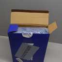 MIULEE Set of 2 Waffle Bathroom Rugs, Boho Bath Rugs Non Slip Washable, Super Absorbent Bath Mats, Ultra Soft Rubber Backed Shower Mats for Bathroom Floor, Tub, Blue, 17"x24"+18"x30"