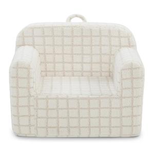 Delta Children Checkered Cozee Chair, Cream