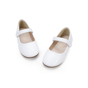 Hehainom Toddler Girls Flats Mary Jane Flower Girl Dress Shoes School Wedding Party Shoes 7