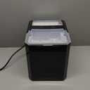 Silonn Ice Maker Countertop, Portable Ice Machine with Carry Handle, Self-Cleaning Ice Makers with Basket and Scoop, 9 Cubes in 6 Mins, 26 lbs per Day, Ideal for Home, Kitchen, Camping, RV (Black)