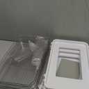 Delamu 2-Tier Multi-Purpose Bathroom Under Sink Organizers and Storage, Stackable Kitchen Pantry Organization, Pull Out Medicine Cabinet Organizer with Movable Dividers, White, 2 Pack