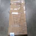 Above Ground Pool Ladder for 48 Inch Pools, 3-Step Double Sided Pool Stairs with Flip Up Safety Design, White/Gray