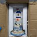 Blue Sky Ceramics Coral Cove Candle House, Multi (19205)