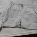 Women's Capri Pants Wide Leg Quick Dry Hiking Capris Water Resistant UPF50 Lightweight Loose Travel (Grey, XL)