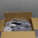 Beststar 350PCS Blue and Clear Plastic Dinnerware Sets for 50 Guests, Include 100 Blue Disposable Plates, 100 Forks, 50 Knives, 50 Spoons, 50 Cups, Christmas Party Supplies