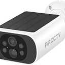 ARCCTV Solar Security Camera Outdoor Wireless, 4MP Battery Powered Home Surveillance Camera with Embedded Solar Panel, PIR Motion Sensor, 2.4G/5G Dual Band WiFi