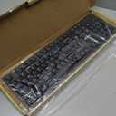 Verbatim Slimline Wireless Keyboard 2.4GHz USB Plug-and-Play Numeric Keypad Adjustable Tilt Legs Wireless Full-Size Computer Keyboard Compatible with PC, Laptop -Frustration Free Packaging Black 70738