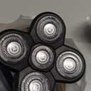 5 in 1 Head Shavers for Bald Men, Skull Head Shaver with Rechargeable Battery, Electric Razor, Hair Clippers, Nose Hair Trimmer, Cleaning Brush, Hair Manager, Idea Gift for Men(Brown)