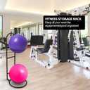 Stability Ball Rack,Yoga Ball Holder, Medicine Ball Holde Vertical Storage for Commercial Gyms, Home Gyms, and Studios