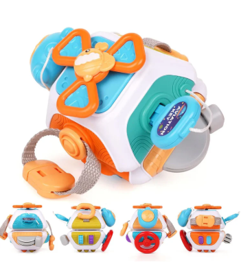 Baby Busy Board Cube Montessori Sensory Toys for Toddler