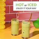 TAZO Green Tea Matcha Latte Concentrate, Sweetened with Notes of Honeydew Melon & Tropical Fruit, for Hot or Iced Lattes, Mocktails, Easy-to-Serve, 32 oz Carton (Pack of 2)